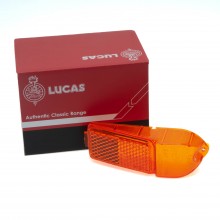 Lucas L824 Side Marker Lamp Amber Lens Left Hand Front 12322