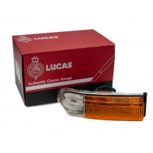 Lucas L901 Front Sidelamp / Indicator Lamp - Left Hand, with Amber/Clear lens C40160