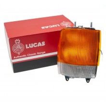 Lucas L943 front Side lamp/Indicator Lamp Amber/Clear. RH side Fits Rolls Royce Silver Spirit & Bentley Mulsanne
