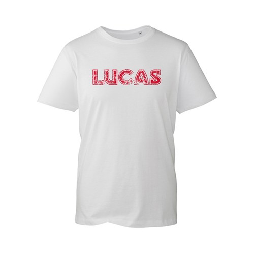 Lucas Distresd TShrt in White