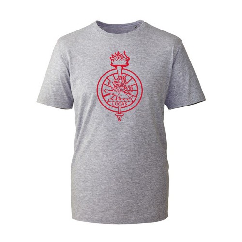 Lucas Flam. T-Shirt in Heather Grey