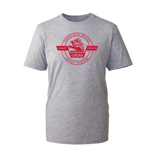 Lucas Lion T-Shirt in Heather Grey