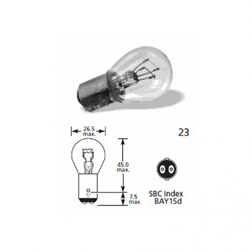 Bulb LLB1071 12V 23/8W Bulb