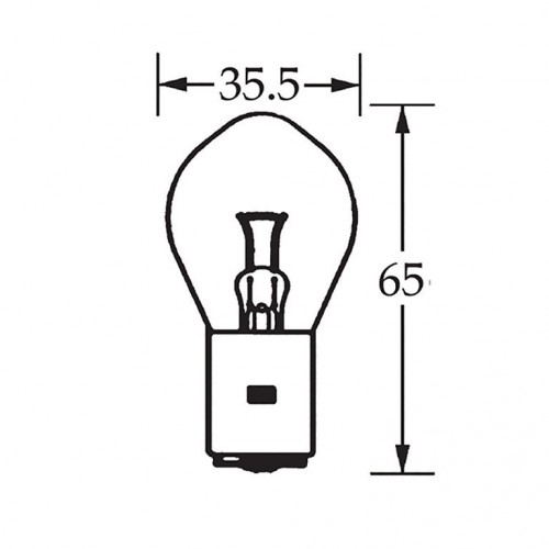 6v Bulb Single Contact Bosch 35w LLB130 image #1