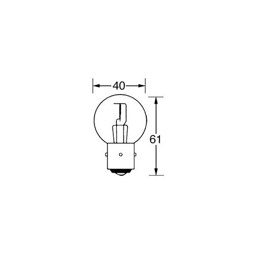 12v Bulb Double Contact Marchal 45/40w LLB217 image #1