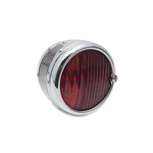 'Pork Pie' Rear Lamp - Chrome