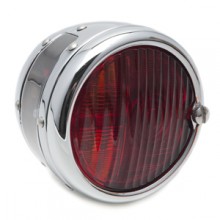 'Pork Pie' Rear Lamp - Chrome