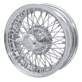 MWS Chrome Wire Wheels for MGB and MGB GT