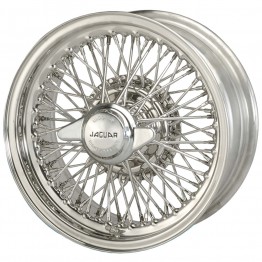 MWS Stainless Steel Wire Wheels for Jaguar E-Type Series I