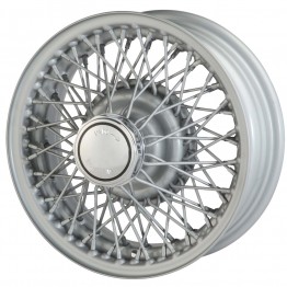 MWS Sliver Painted Wire Wheels for Rover P6 2000 & 3500 V8
